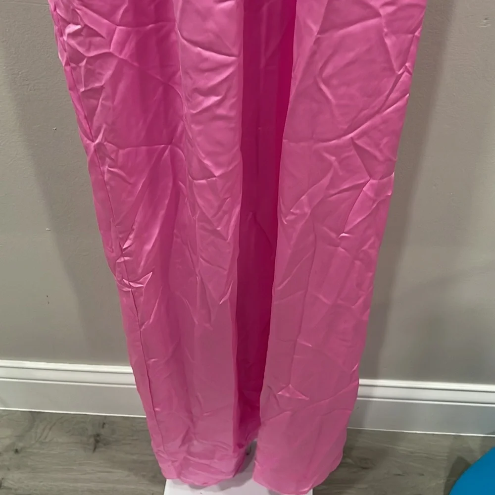 Show Me Your Mumu Jodie Dress in Pink Luxe Satin - Picture 13 of 15